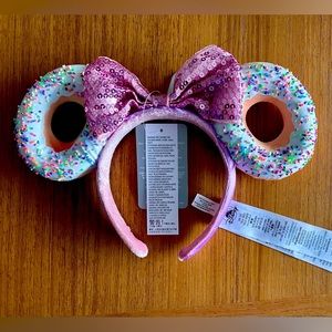 Authentic Disney Donut Ears NWT